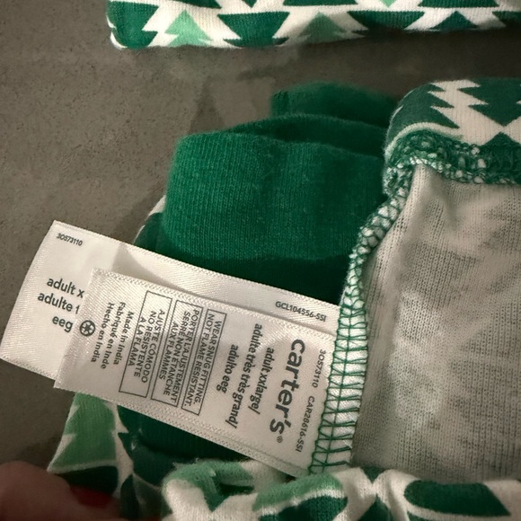 Carter’s Christmas’s tree pajama size large and xxl adult - Picture 2 of 3